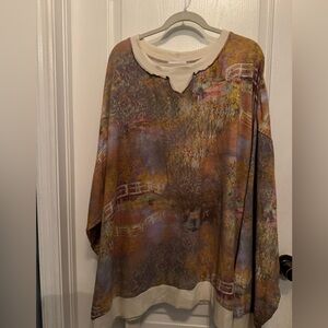 GUC Selkie The Bridge Sweater size 3xl Monet Multicolor Sweatshirt